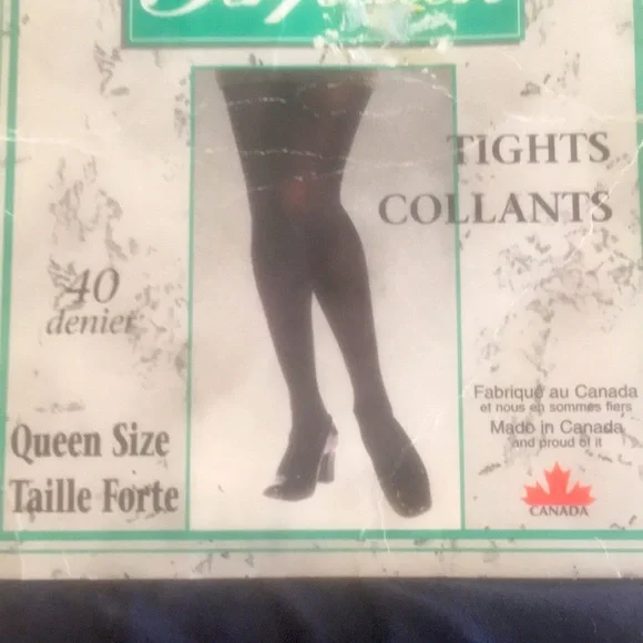 🇨🇦 Queen Size Tights - Navy Blue 225-250 lbs. - Picture 5 of 10